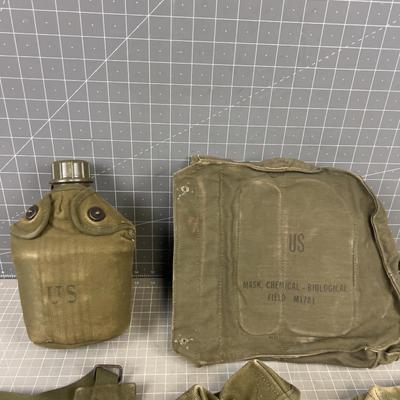Vintage Vietnam Era Army Pouches (Several) 