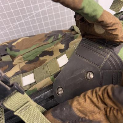 Large Field Pack with Woodland Camo Color 