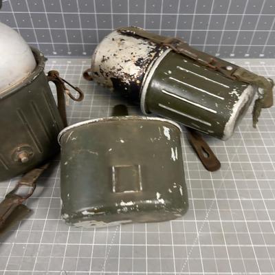 2 Cold War Era CANTEEN Mess Kits 