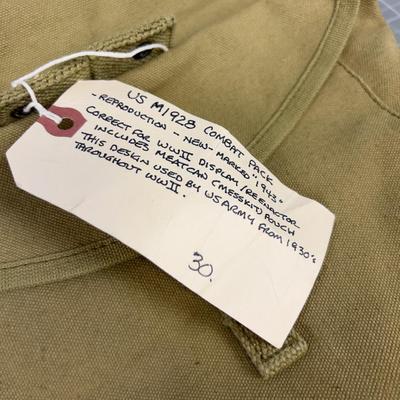 USM 1928 Combat Pack Modern Reproduction Clean