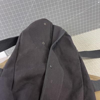 2 Military Style Duffle Bag Suit Cases LIKE NEW - Black & Olive