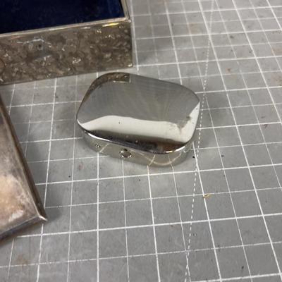 Silver Colored Boxes: Cigarette, Jewelry, Antique 