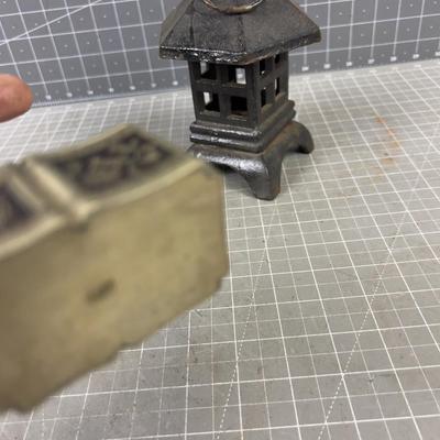 2 Incent Burners: Cast Iron And Brass 