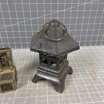 2 Incent Burners: Cast Iron And Brass 