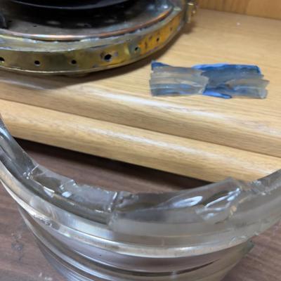 Antique Ships Light with A Broken Lense