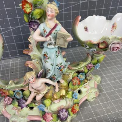 Beautiful! Art Nouveau Dresden or Meissen Centerpiece