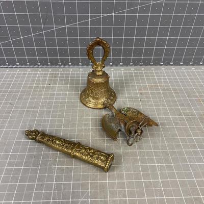 Cast Brass (3): Bell, Eagle and a Sheath