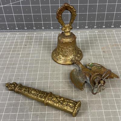 Cast Brass (3): Bell, Eagle and a Sheath