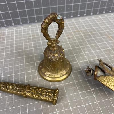 Cast Brass (3): Bell, Eagle and a Sheath