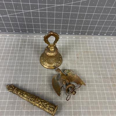 Cast Brass (3): Bell, Eagle and a Sheath