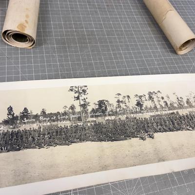 (4) Awesome  Photo's from CAMP DODGE IOWA(3)  And  Iowa Florida (1) WW1 Era 