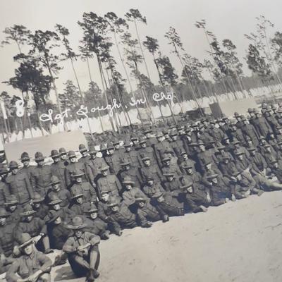 (4) Awesome  Photo's from CAMP DODGE IOWA(3)  And  Iowa Florida (1) WW1 Era 