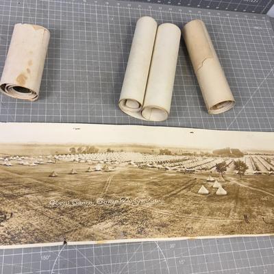(4) Awesome  Photo's from CAMP DODGE IOWA(3)  And  Iowa Florida (1) WW1 Era 