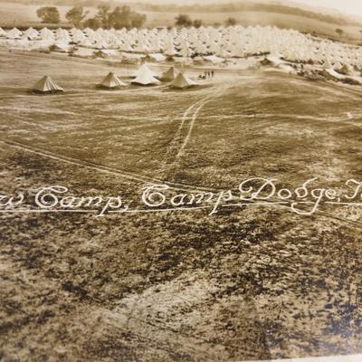 (4) Awesome  Photo's from CAMP DODGE IOWA(3)  And  Iowa Florida (1) WW1 Era 
