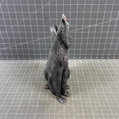 Whimsical Cat Resin Sculpture