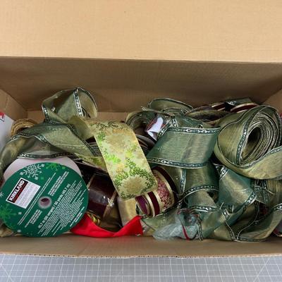 Box of Christmas RIBBON