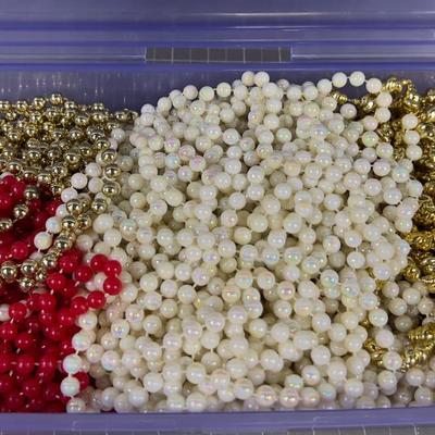 Small Tub of BEADED Garland for the Tree