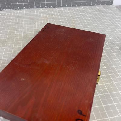 Gun Cleaning Kit in a Wood Case