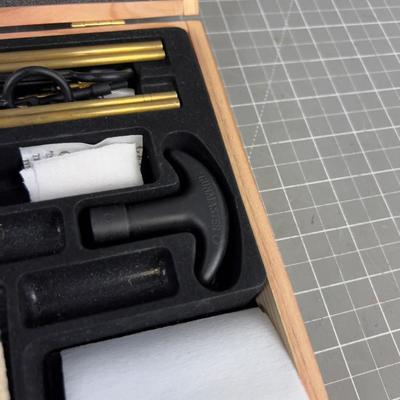 Gun Cleaning Kit in a Wood Case