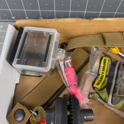 Tray Full of Out Door Items