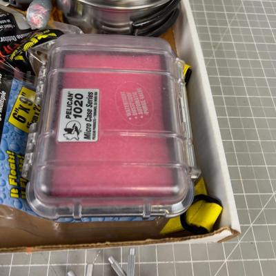 Tray Full of Out Door Items