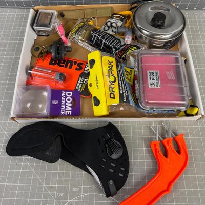 Tray Full of Out Door Items