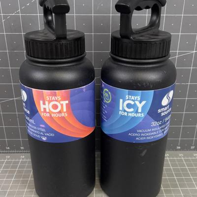 (2) 32-once Water Bottles, NEW 