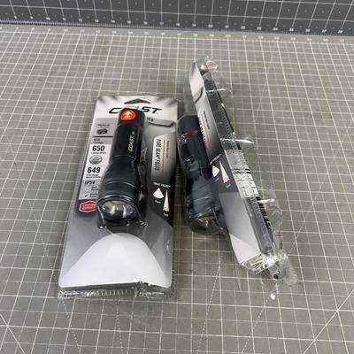 2 brand New Flashlights