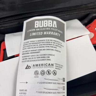 Bubba NEW Lithium Ion Filet Knife