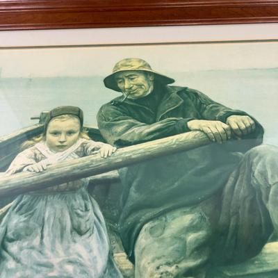 Framed Print Titled Helping Hand 
