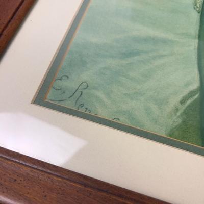 Framed Print Titled Helping Hand 