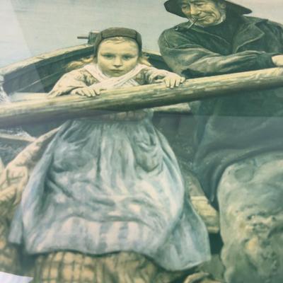 Framed Print Titled Helping Hand 