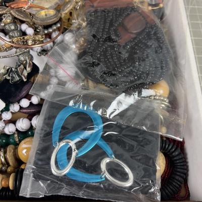 Tray of Costume Jewelry
