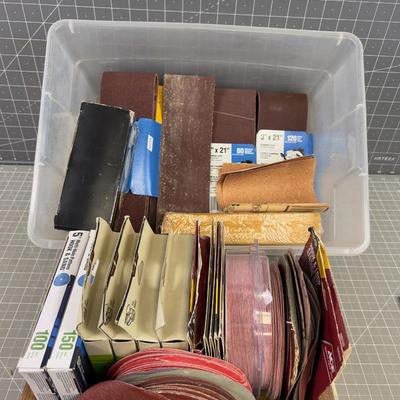 Belts and Orbital Sanding Pads etc.