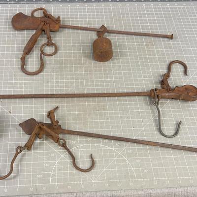 3 Antique BALANCE Scales 