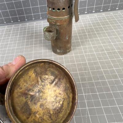 Miners LAMPS, Old Antique Brass