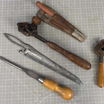 5 Antique Hand Tools.