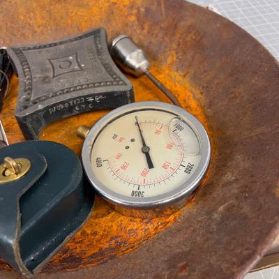 Gold Pan full of Industrial items
