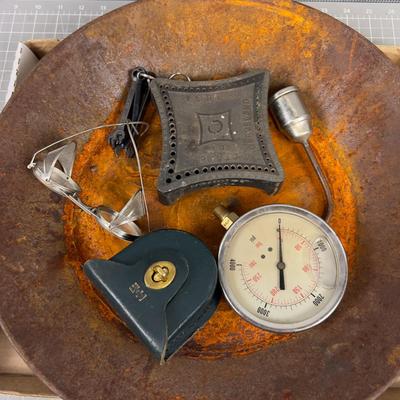 Gold Pan full of Industrial items