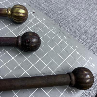3 Brass Griffin Head Legs 