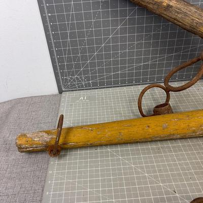 4 Pieces of OLD Plow Horse Tac