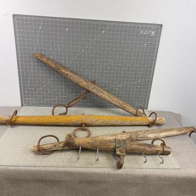 4 Pieces of OLD Plow Horse Tac