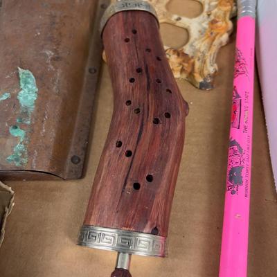 Tray of Misc.; Pencil, Plug Covers, Do Das