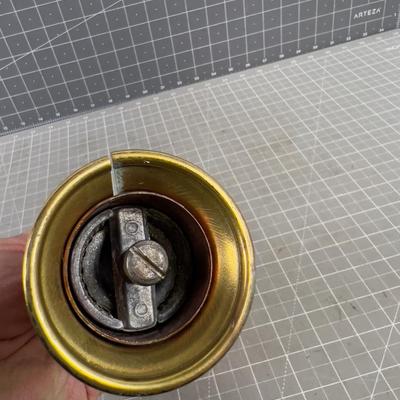 Brass and Copper Pepper Mill
