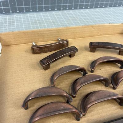 Copper Toned Drawer Pulls 