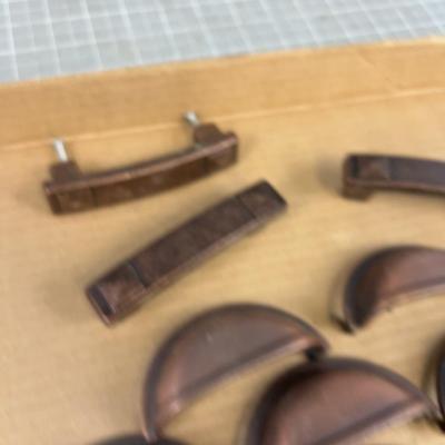 Copper Toned Drawer Pulls 
