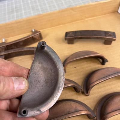 Copper Toned Drawer Pulls 