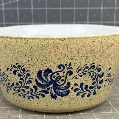 PYREX Dish "HOMESTEAD BLUE" Pattern Color 