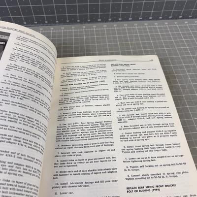 1950's Shop Manual PONTIAC AND LINCOLN