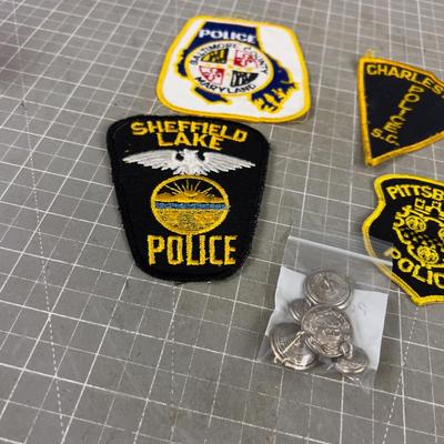 Police Patches and Buttons